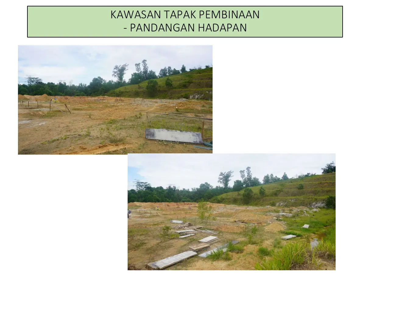 Kemajuan pembinaan pada November 2023, rekod 2