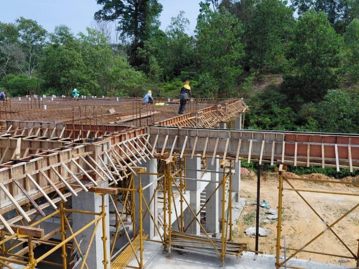 Kemajuan pembinaan pada Ogos 2026, rekod 2
